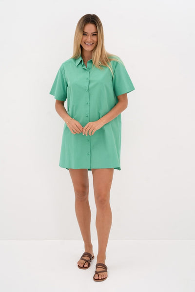 lani shirt dress - green