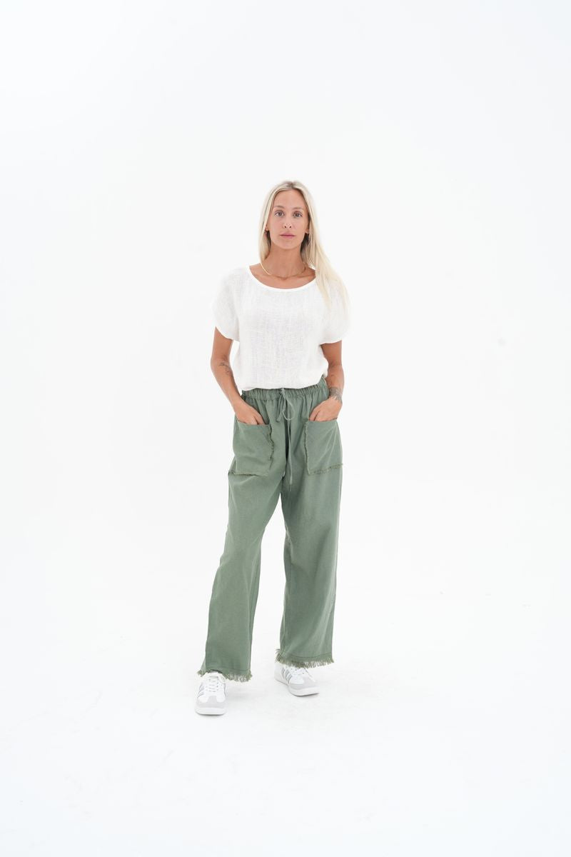 Carbon Joshua Frayed Pant