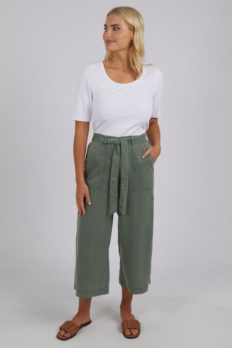 bliss washed pant - clover