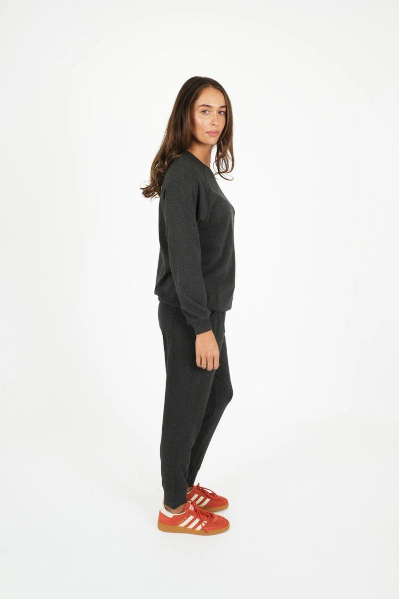 Titchie Sweet Sweater | Charcoal