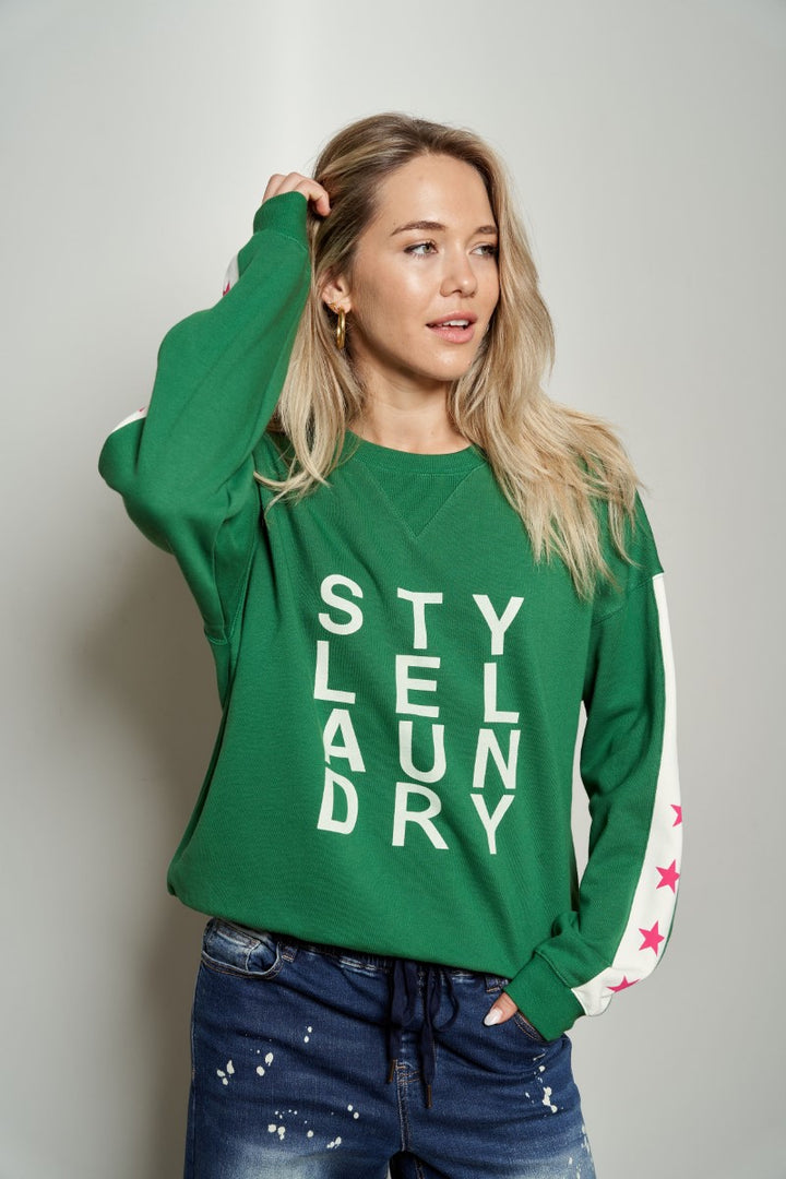 Star Logo Sweat | Green