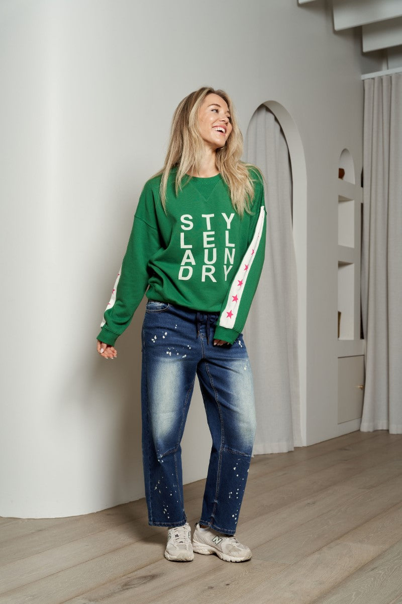 Star Logo Sweat | Green