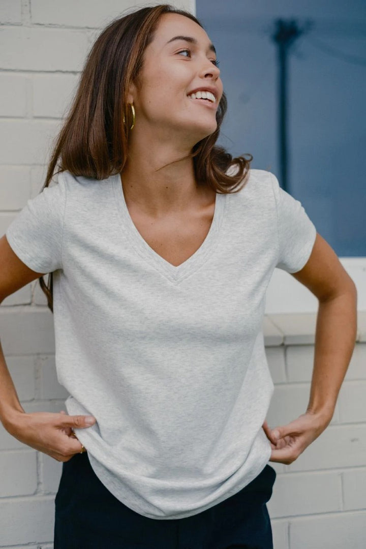 Titchie Muse Tee | Light Marle