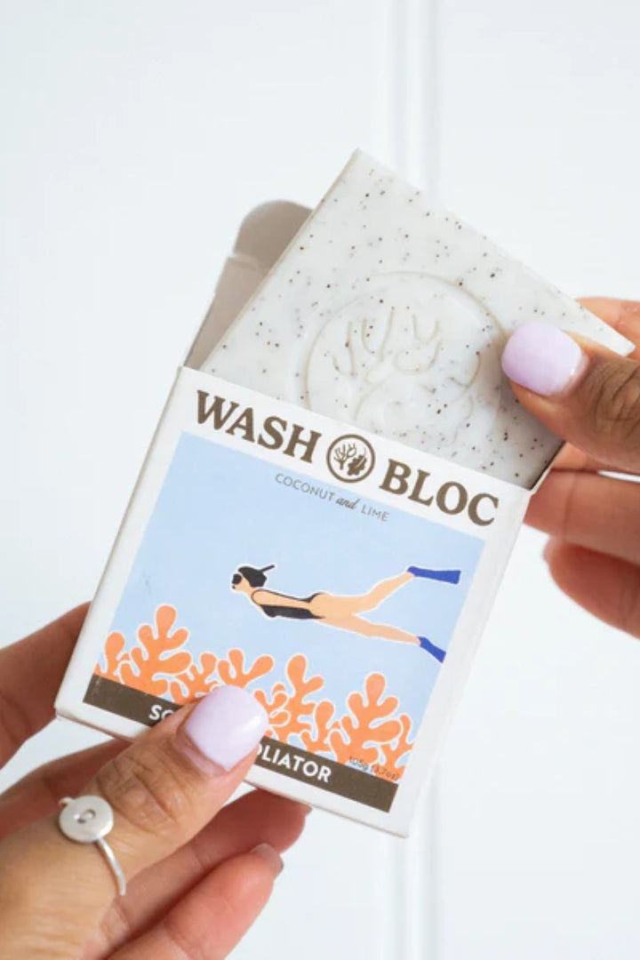 Wash Bloc Exfoliator | Coconut & Lime
