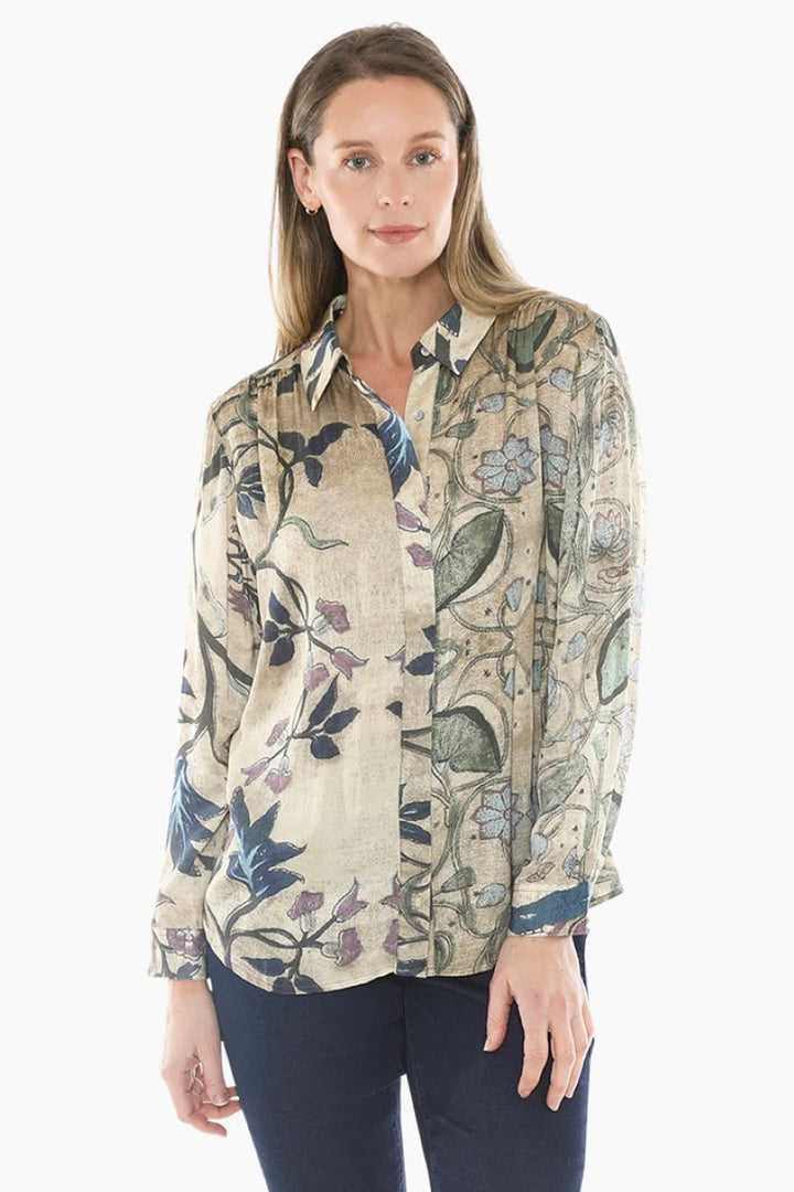 Jump Vintage Floral Shirt | Multi