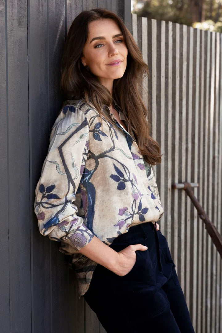 Jump Vintage Floral Shirt | Multi