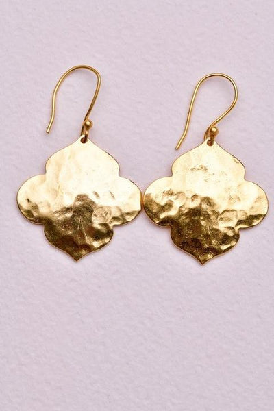 amelia earring - gold jewellery zafino 