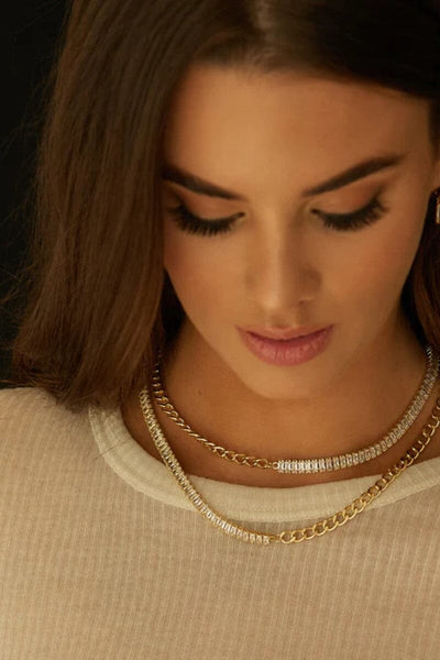 aria necklace - gold NECKLACE zahar 
