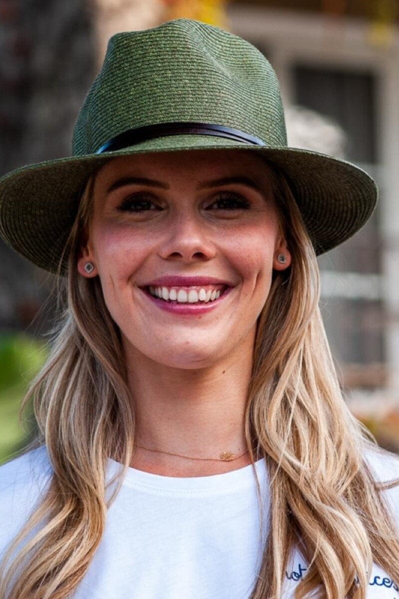 borsalino hat leather strap hat travaux en cours 