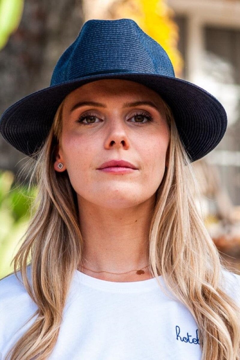 borsalino hat leather strap hat travaux en cours 