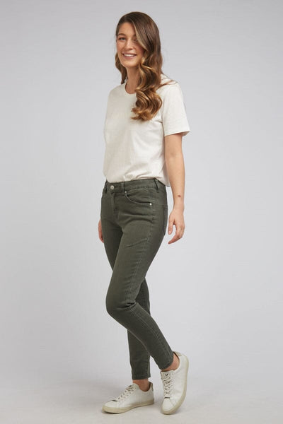 city jean - khaki JEANS FOXWOOD 