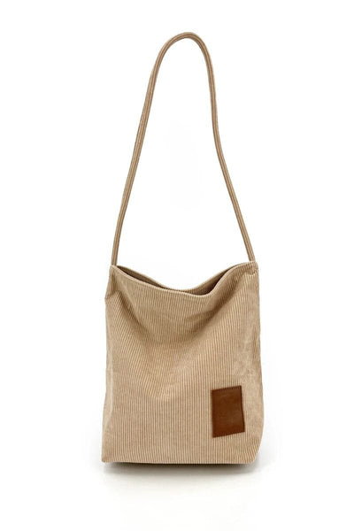 corduroy tote bag HANDBAG trifine 