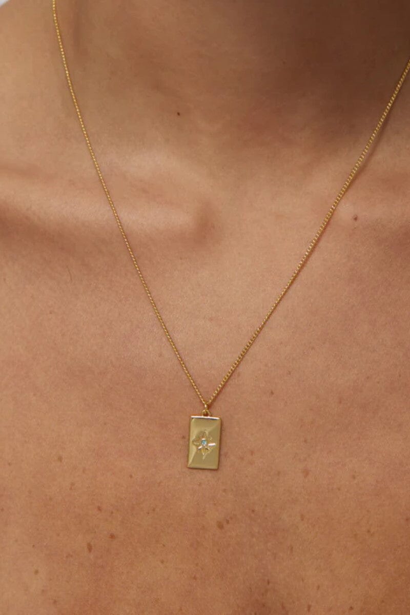 december birthstone necklace NECKLACE zahar 