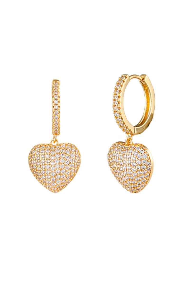 frankie earrings - gold EARRINGS zahar 