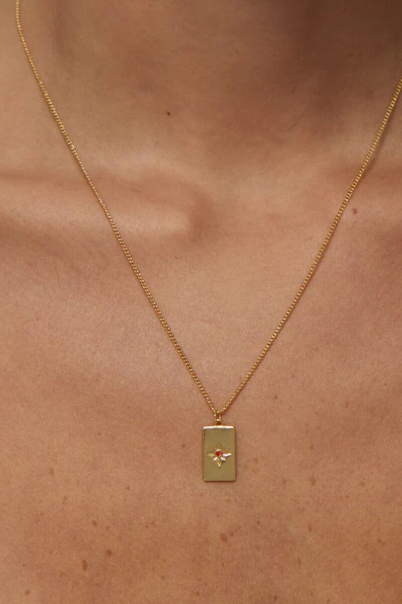 july birthstone necklace NECKLACE zahar 