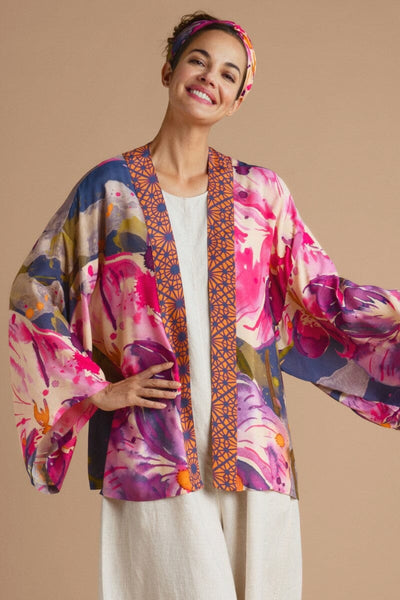 kimono jacket orchid - denim kimono Powder 