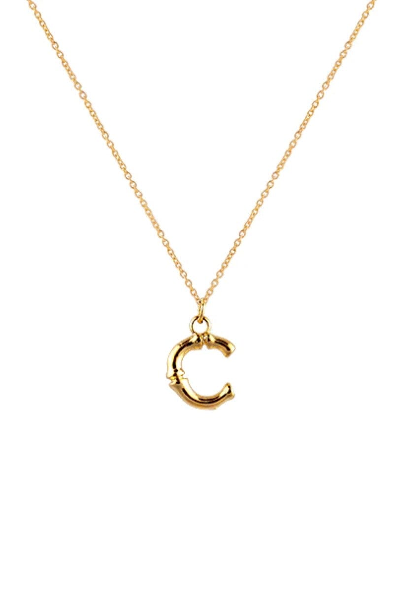 letter c necklace jewellery zahar 