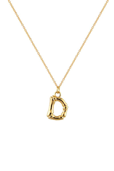 letter d necklace jewellery zahar 