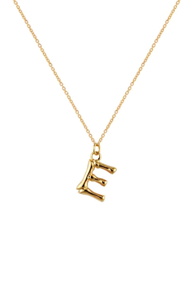 letter e necklace jewellery zahar 