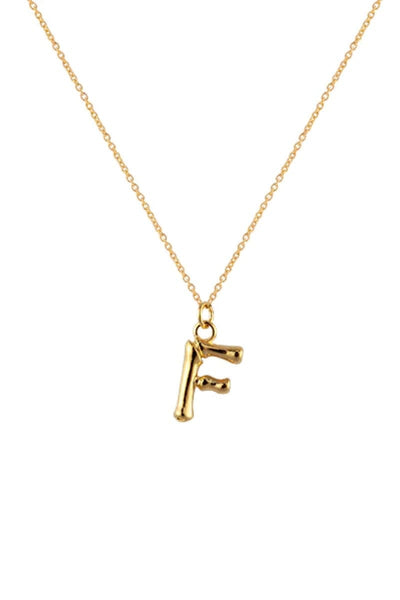 letter f necklace jewellery zahar 