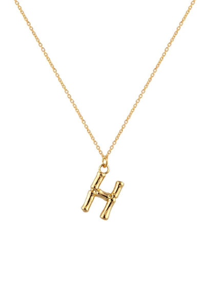 letter h necklace jewellery zahar 