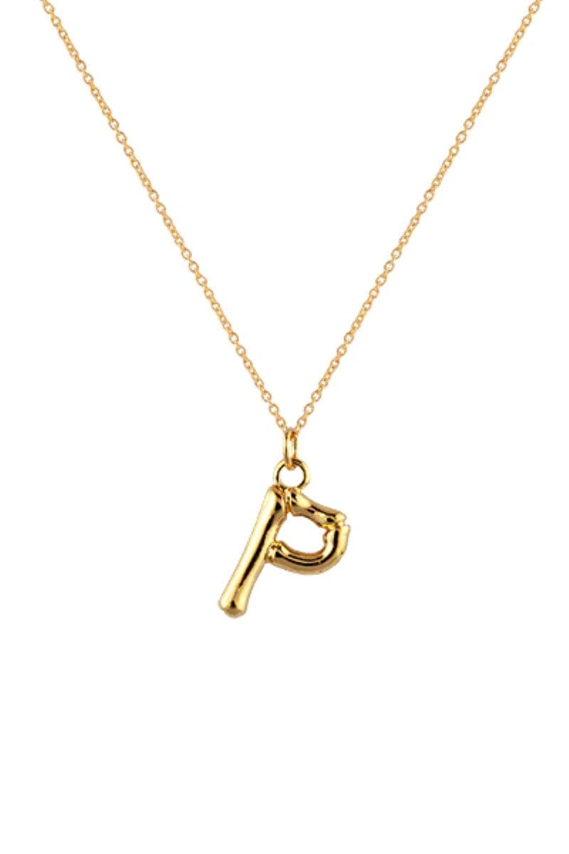 letter p necklace jewellery zahar 