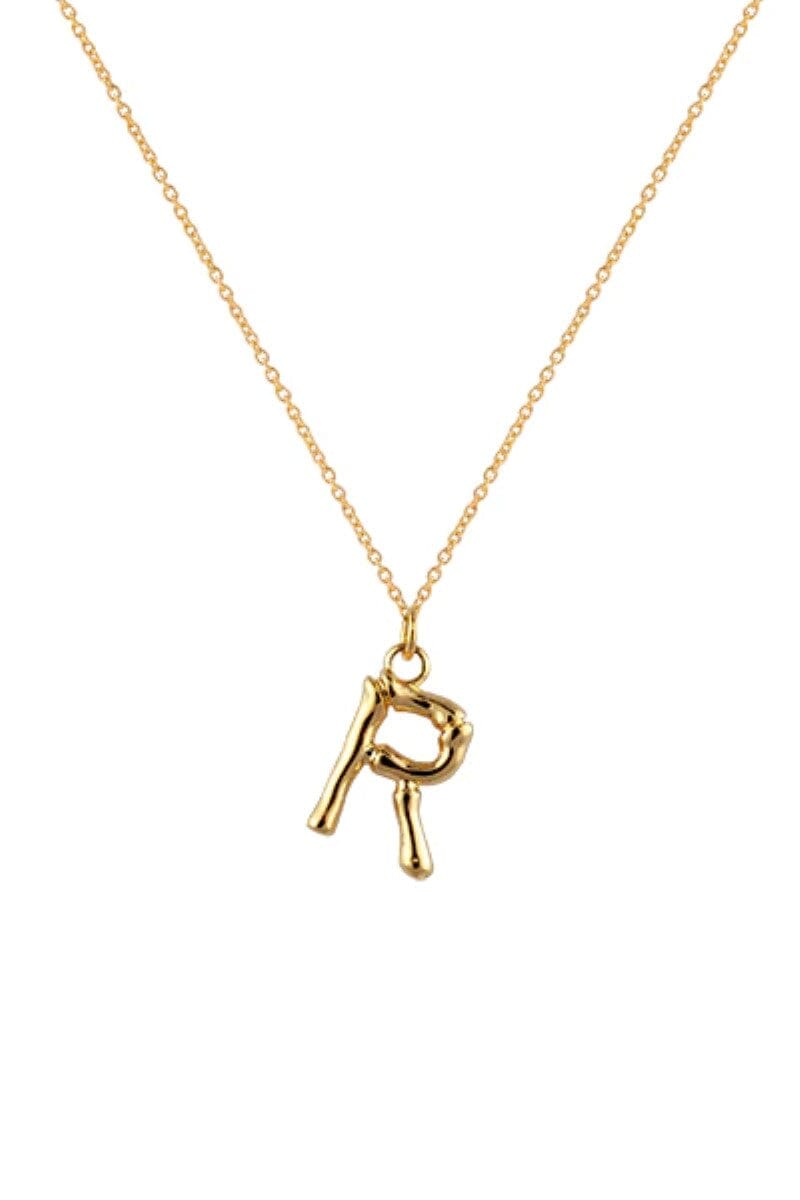 letter r necklace jewellery zahar 