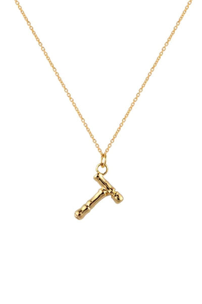 letter t necklace jewellery zahar 