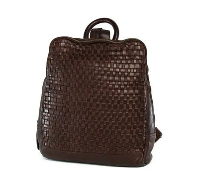 lima woven backpack - brown BAG RUGGED HIDE 