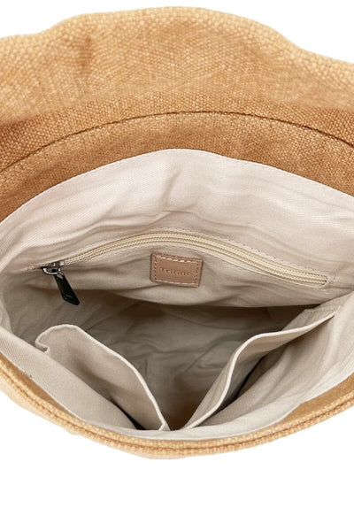 natural flap crossbody bag Handbags trifine 