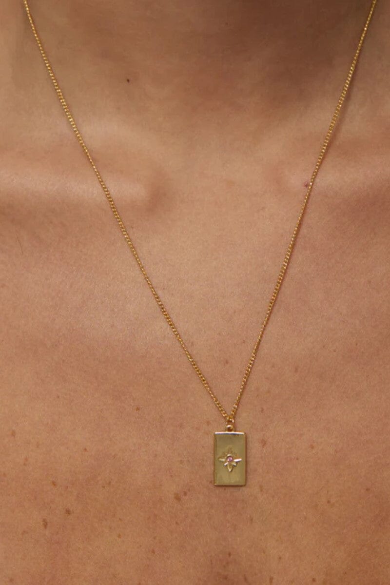october birthstone necklace NECKLACE zahar 