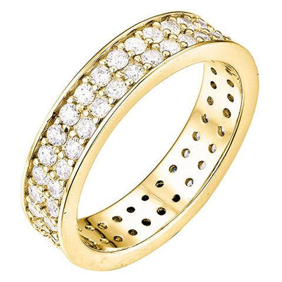 pave eternity gold ring jewellery Susan Rose 