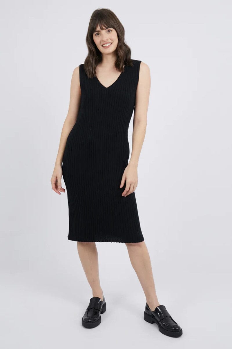 sevyn knit dress - black Dresses FOXWOOD 