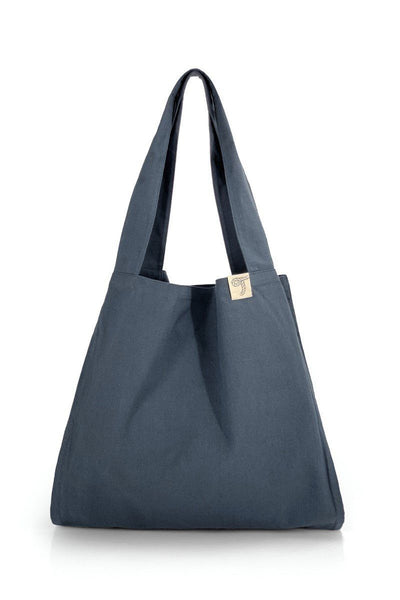 shopping bag - navy BAG trifine 