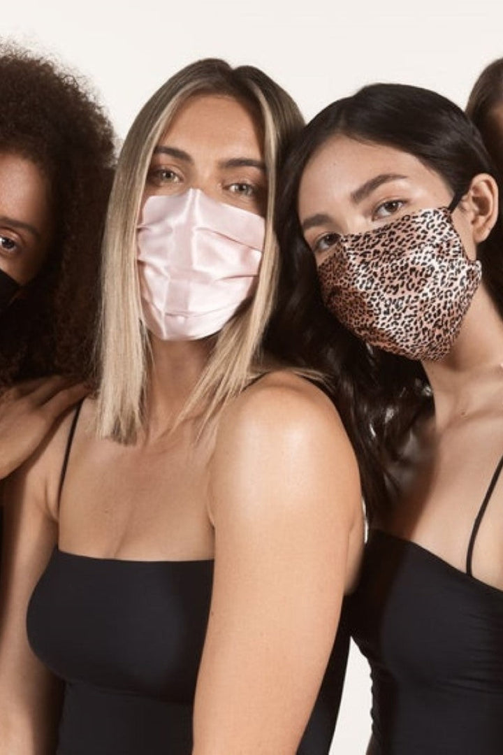 slipsilk™ face covering - pink face masks SLIP 