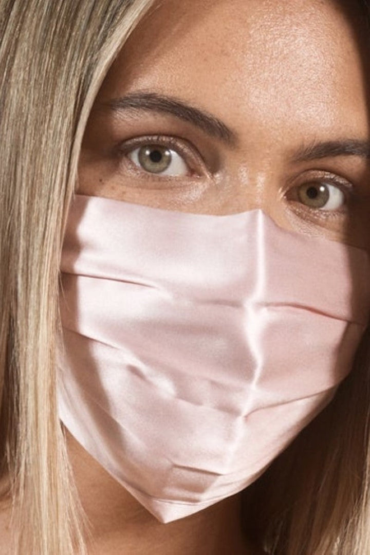 slipsilk™ face covering - pink face masks SLIP 