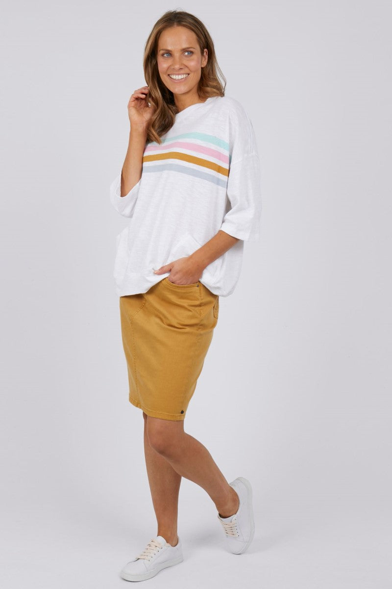 sunbeam tee - white TEE ELM 
