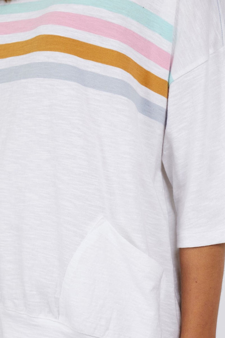 sunbeam tee - white TEE ELM 