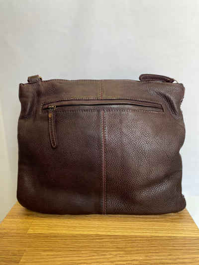 trinity crossover bag - brown BAG RUGGED HIDE 