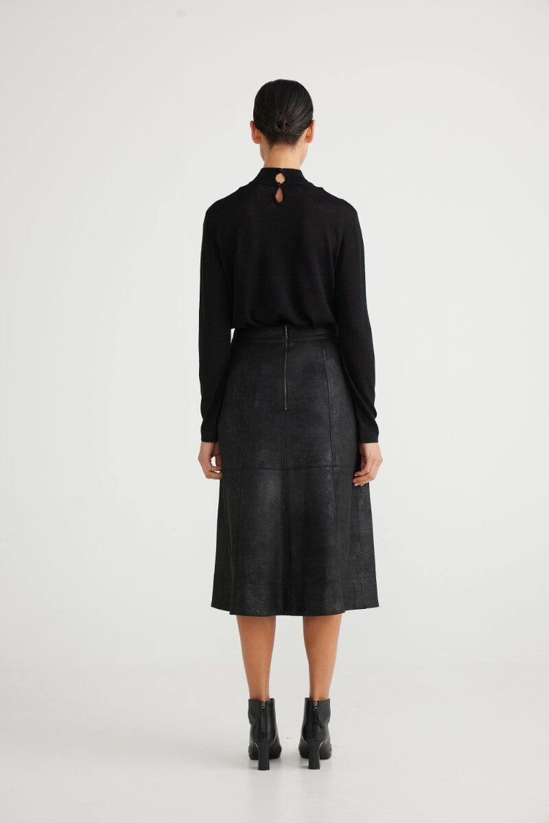 wilson skirt - black SKIRT BRAVE & TRUE 